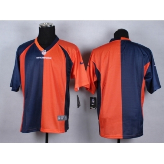 Nike Denver Broncos Blank orange-white Elite Split NFL Jersey Nike Denver Broncos Blank orange-white Elite Split NFL Jersey