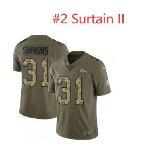 Nike Pat Surtain II Denver Broncos Limited Salute To Service Jersey Nike Pat Surtain II Denver Broncos Limited Salute To Service Jersey
