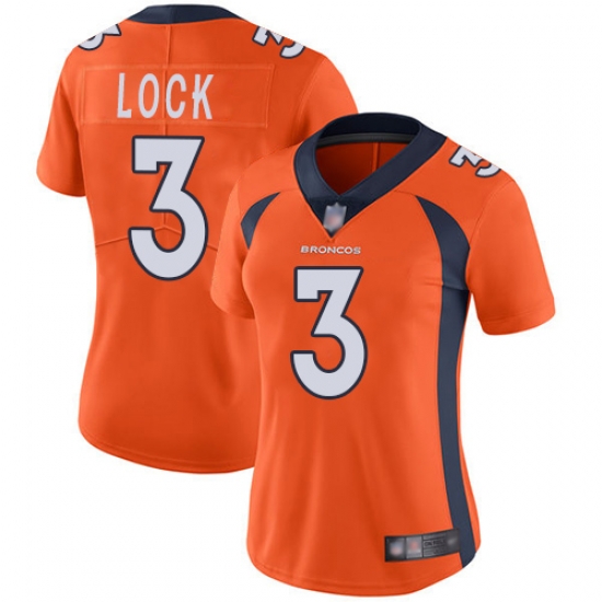 Broncos 3 Drew Lock Orange Team Color Women Stitched Football Vapor Untouchable Limited Jersey Broncos 3 Drew Lock Orange Team Color Women Stitched Football Vapor Untouchable Limited Jersey