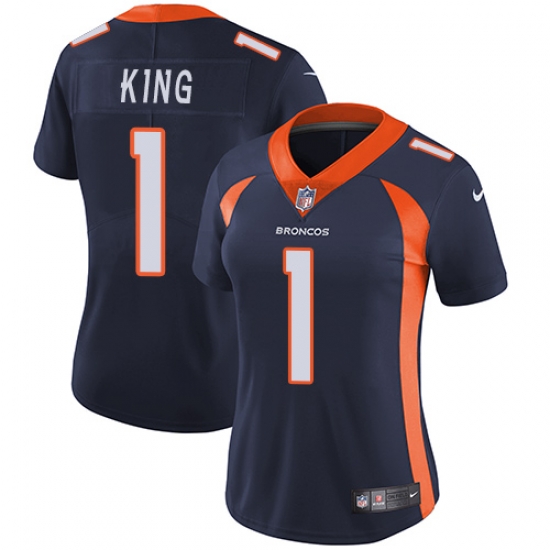 Nike Broncos #1 Marquette King Blue Alternate Womens Stitched NFL Vapor Untouchable Limited Jersey Nike Broncos #1 Marquette King Blue Alternate Womens Stitched NFL Vapor Untouchable Limited Jersey