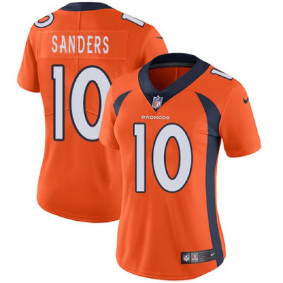 Nike Broncos #10 Emmanuel Sanders Orange Team Color Womens Stitched NFL Vapor Untouchable Limited Jersey Nike Broncos #10 Emmanuel Sanders Orange Team Color Womens Stitched NFL Vapor Untouchable Limited Jersey