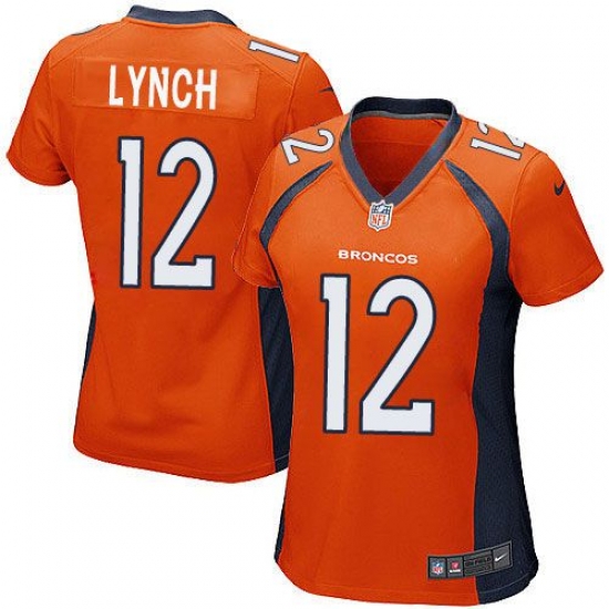 Nike Broncos #12 Paxton Lynch Orange Team Color Womens Stitched NFL New Elite Jersey Nike Broncos #12 Paxton Lynch Orange Team Color Womens Stitched NFL New Elite Jersey