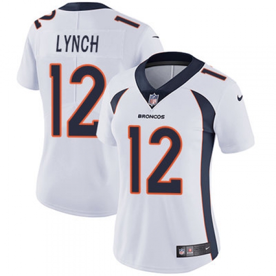 Nike Broncos #12 Paxton Lynch White Womens Stitched NFL Vapor Untouchable Limited Jersey Nike Broncos #12 Paxton Lynch White Womens Stitched NFL Vapor Untouchable Limited Jersey