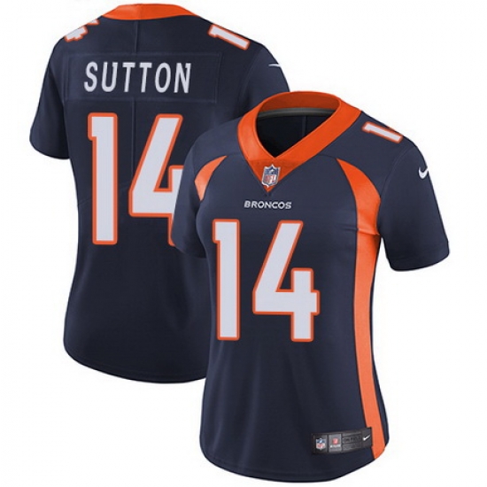 Nike Broncos #14 Courtland Sutton Blue Alternate Womens Stitched NFL Vapor Untouchable Limited Jersey Nike Broncos #14 Courtland Sutton Blue Alternate Womens Stitched NFL Vapor Untouchable Limited Jersey