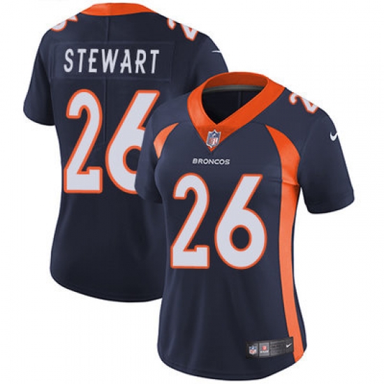 Nike Broncos #26 Darian Stewart Blue Alternate Womens Stitched NFL Vapor Untouchable Limited Jersey Nike Broncos #26 Darian Stewart Blue Alternate Womens Stitched NFL Vapor Untouchable Limited Jersey