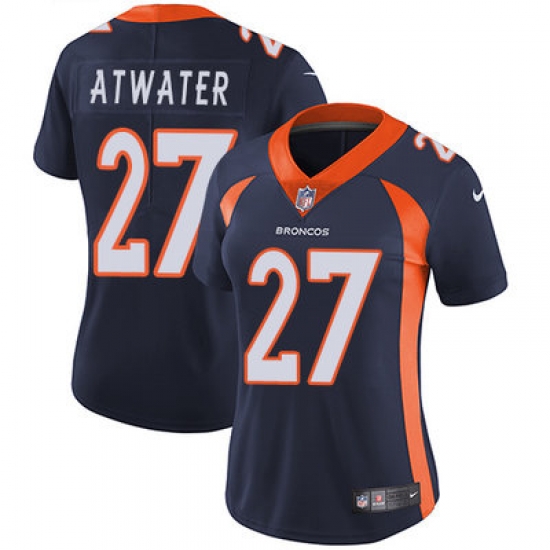 Nike Broncos #27 Steve Atwater Blue Alternate Womens Stitched NFL Vapor Untouchable Limited Jersey Nike Broncos #27 Steve Atwater Blue Alternate Womens Stitched NFL Vapor Untouchable Limited Jersey