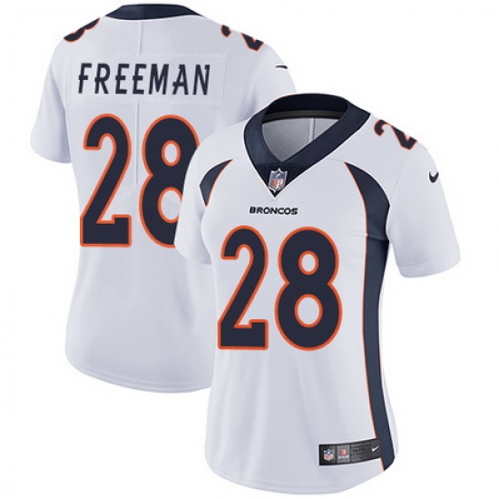 Nike Broncos #28 Royce Freeman White Womens Stitched NFL Vapor Untouchable Limited Jersey Nike Broncos #28 Royce Freeman White Womens Stitched NFL Vapor Untouchable Limited Jersey