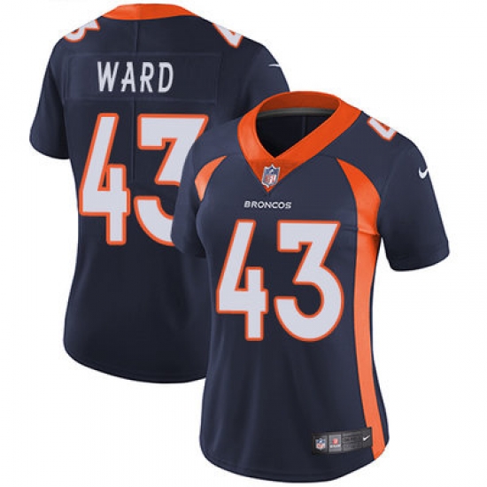Nike Broncos #43 T J Ward Blue Alternate Womens Stitched NFL Vapor Untouchable Limited Jersey Nike Broncos #43 T J Ward Blue Alternate Womens Stitched NFL Vapor Untouchable Limited Jersey