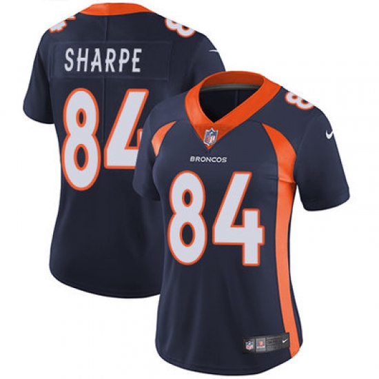 Nike Broncos #84 Shannon Sharpe Blue Alternate Womens Stitched NFL Vapor Untouchable Limited Jersey Nike Broncos #84 Shannon Sharpe Blue Alternate Womens Stitched NFL Vapor Untouchable Limited Jersey