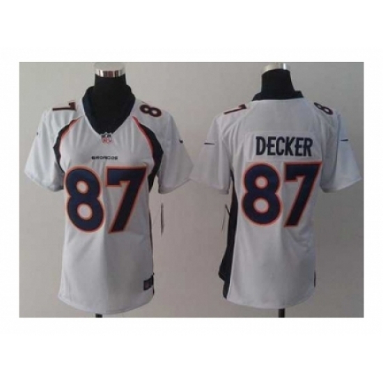 Nike Women Jerseys Denver Broncos #87 Eric Decker white[new]