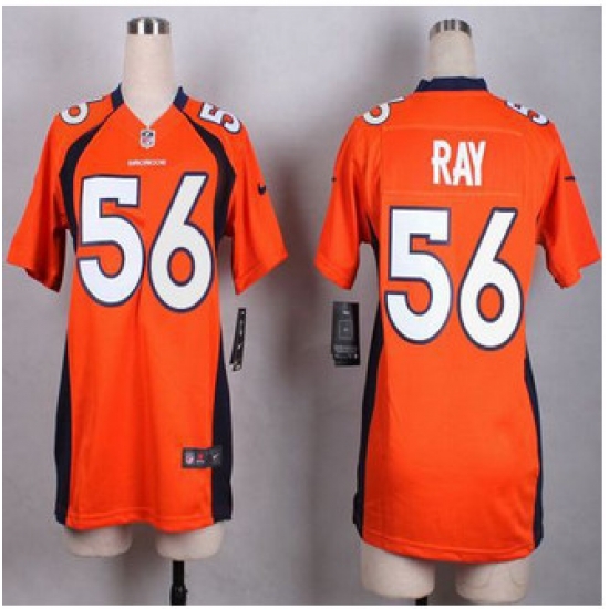 Women Nike Broncos #56 Shane Ray Orange Team Color Stitched NFL New Elite Jersey Women Nike Broncos #56 Shane Ray Orange Team Color Stitched NFL New Elite Jersey