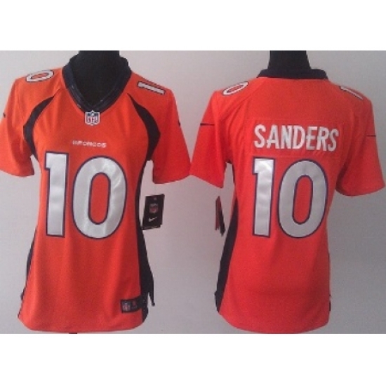 Women Nike Denver Broncos 10 Emmanuel Sanders Orange NFL Jerseys Women Nike Denver Broncos 10 Emmanuel Sanders Orange NFL Jerseys