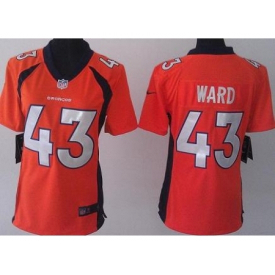 Women Nike Denver Broncos #43 T.J. Ward Orange NFL Jerseys Women Nike Denver Broncos #43 T.J. Ward Orange NFL Jerseys