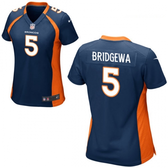 Women Nike Denver Broncos 5 Teddy Bridgewater Navy Vapor Untouchable Limited Jersey Women Nike Denver Broncos 5 Teddy Bridgewater Navy Vapor Untouchable Limited Jersey