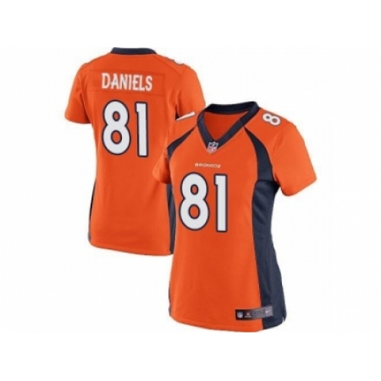 Women Nike Denver Broncos 81 Owen Daniels Orange NFL Jersey Women Nike Denver Broncos 81 Owen Daniels Orange NFL Jersey