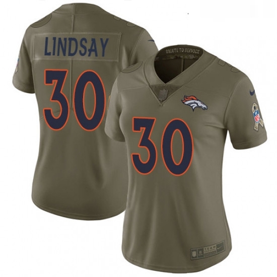 Womens Nike Denver Broncos 30 Phillip Lindsay Limited Olive 2017 Salute to Service NFL Jersey Womens Nike Denver Broncos 30 Phillip Lindsay Limited Olive 2017 Salute to Service NFL Jersey