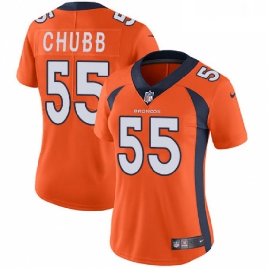 Womens Nike Denver Broncos 55 Bradley Chubb Orange Team Color Vapor Untouchable Limited Player NFL Jersey Womens Nike Denver Broncos 55 Bradley Chubb Orange Team Color Vapor Untouchable Limited Player NFL Jersey