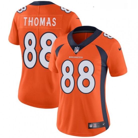 Womens Nike Denver Broncos 88 Demaryius Thomas Elite Orange Team Color NFL Jersey Womens Nike Denver Broncos 88 Demaryius Thomas Elite Orange Team Color NFL Jersey