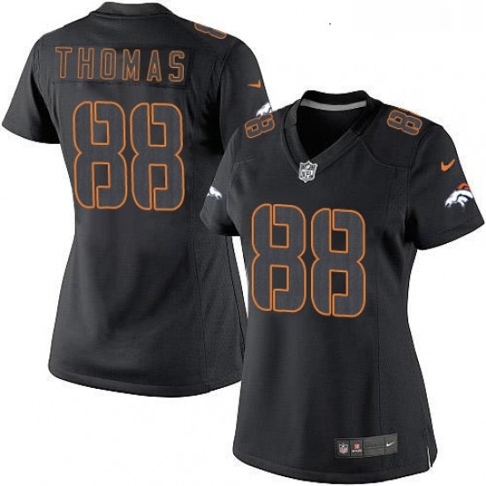 Womens Nike Denver Broncos 88 Demaryius Thomas Limited Black Impact NFL Jersey Womens Nike Denver Broncos 88 Demaryius Thomas Limited Black Impact NFL Jersey