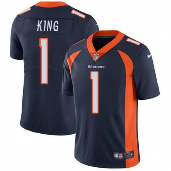 Nike Broncos #1 Marquette King Blue Alternate Youth Stitched NFL Vapor Untouchable Limited Jersey Nike Broncos #1 Marquette King Blue Alternate Youth Stitched NFL Vapor Untouchable Limited Jersey