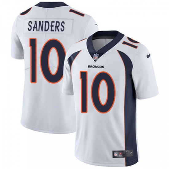 Nike Broncos #10 Emmanuel Sanders White Youth Stitched NFL Vapor Untouchable Limited Jersey Nike Broncos #10 Emmanuel Sanders White Youth Stitched NFL Vapor Untouchable Limited Jersey
