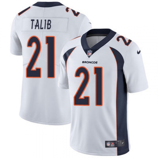 Nike Broncos #21 Aqib Talib White Youth Stitched NFL Vapor Untouchable Limited Jersey Nike Broncos #21 Aqib Talib White Youth Stitched NFL Vapor Untouchable Limited Jersey
