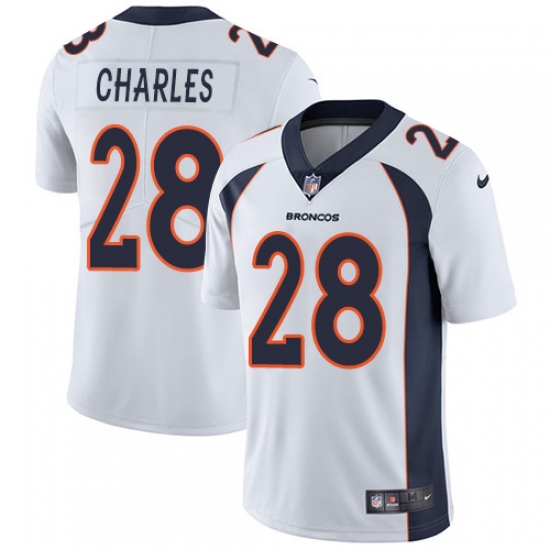 Nike Broncos #28 Jamaal Charles White Youth Stitched NFL Vapor Untouchable Limited Jersey Nike Broncos #28 Jamaal Charles White Youth Stitched NFL Vapor Untouchable Limited Jersey