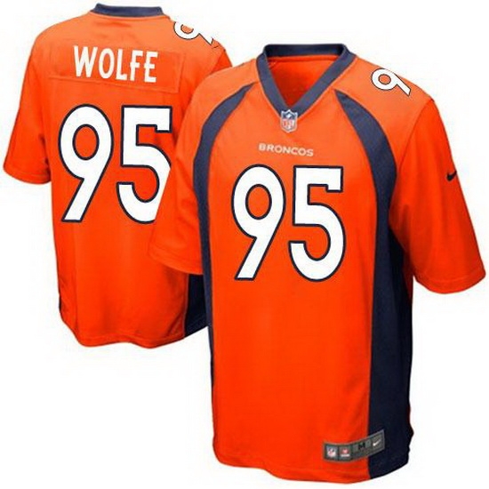 Nike Broncos #95 Derek Wolfe Orange Team Color Youth Stitched NFL New Elite Jersey Nike Broncos #95 Derek Wolfe Orange Team Color Youth Stitched NFL New Elite Jersey