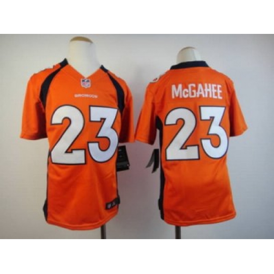 Nike Youth Denver Broncos #23 Willis McGahee Orange Jersey Nike Youth Denver Broncos #23 Willis McGahee Orange Jersey