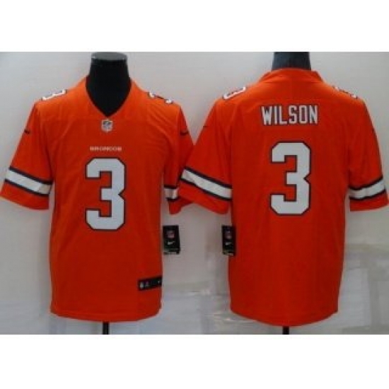 Youth Denver Broncos #3 Russell Wilson Orange 2022 Color Rush Stitched NFL Nike Limited Jersey Youth Denver Broncos #3 Russell Wilson Orange 2022 Color Rush Stitched NFL Nike Limited Jersey