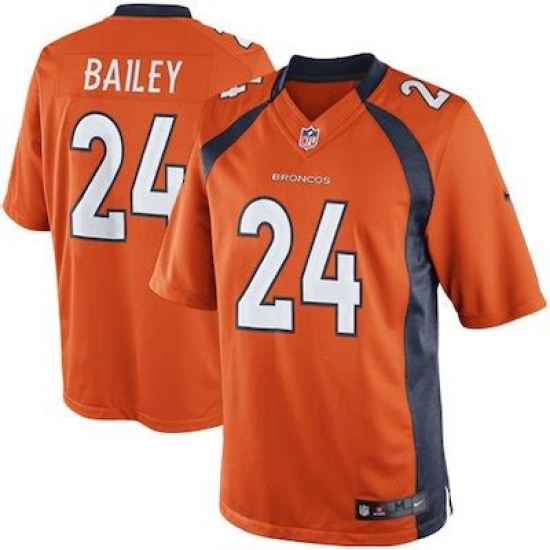 Youth Nike Broncos #24 Champ Bailey Orange Stitch Jersey Youth Nike Broncos #24 Champ Bailey Orange Stitch Jersey