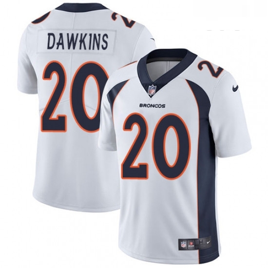 Youth Nike Denver Broncos 20 Brian Dawkins White Vapor Untouchable Limited Player NFL Jersey Youth Nike Denver Broncos 20 Brian Dawkins White Vapor Untouchable Limited Player NFL Jersey