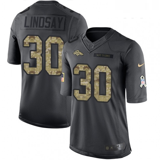 Youth Nike Denver Broncos 30 Phillip Lindsay Limited Black 2016 Salute to Service NFL Jersey Youth Nike Denver Broncos 30 Phillip Lindsay Limited Black 2016 Salute to Service NFL Jersey