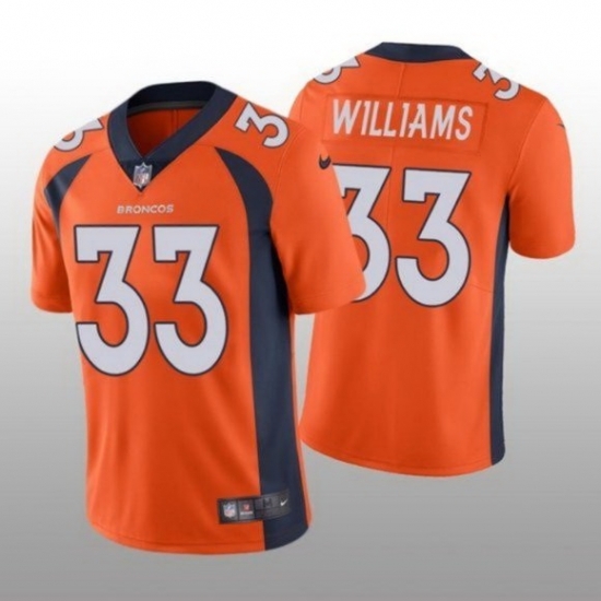 Youth Nike Denver Broncos 33 Javonte Williams Orange Vapor Limited Jersey Youth Nike Denver Broncos 33 Javonte Williams Orange Vapor Limited Jersey