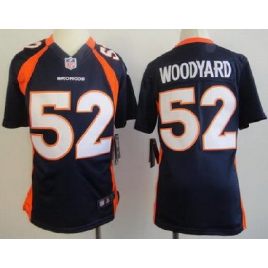 Youth Nike Denver Broncos #52 Wesley Woodyard Blue NFL Jerseys Youth Nike Denver Broncos #52 Wesley Woodyard Blue NFL Jerseys