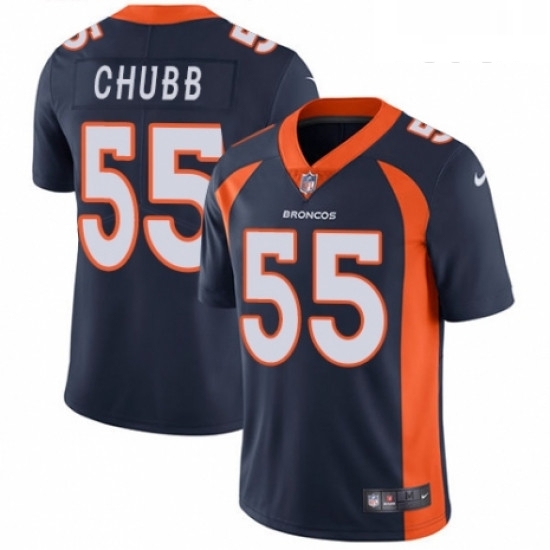 Youth Nike Denver Broncos 55 Bradley Chubb Navy Blue Alternate Vapor Untouchable Limited Player NFL Jersey Youth Nike Denver Broncos 55 Bradley Chubb Navy Blue Alternate Vapor Untouchable Limited Player NFL Jersey