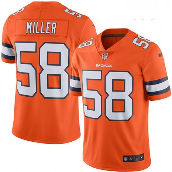 Youth Nike Denver Broncos 58 Von Miller Elite Orange Rush Vapor Untouchable NFL Jersey Youth Nike Denver Broncos 58 Von Miller Elite Orange Rush Vapor Untouchable NFL Jersey