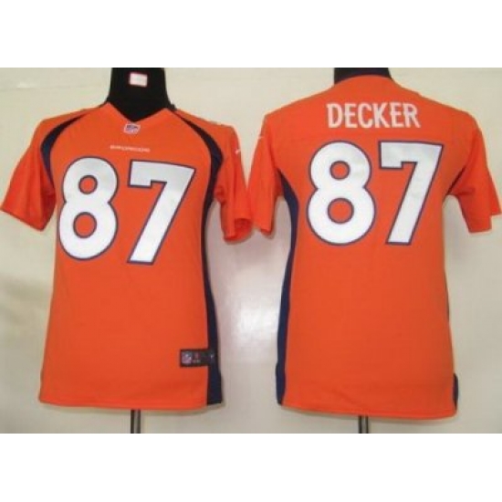 Youth Nike Denver Broncos 87# Eric Decker Orange Nike NFL Jerseys Youth Nike Denver Broncos 87# Eric Decker Orange Nike NFL Jerseys