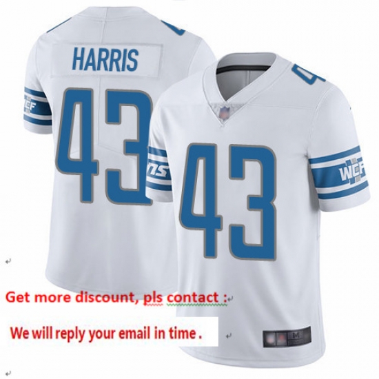 Lions 43 Will Harris White Men Stitched Football Vapor Untouchable Limited Jersey Lions 43 Will Harris White Men Stitched Football Vapor Untouchable Limited Jersey