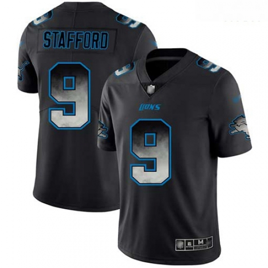 Lions 9 Matthew Stafford Black Men Stitched Football Vapor Untouchable Limited Smoke Fashion Jersey Lions 9 Matthew Stafford Black Men Stitched Football Vapor Untouchable Limited Smoke Fashion Jersey