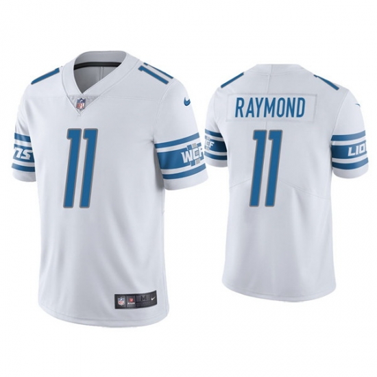 Men Detroit Lions 11 Kalif Raymond White Vapor Untouchable Limited Stitched Jersey Men Detroit Lions 11 Kalif Raymond White Vapor Untouchable Limited Stitched Jersey