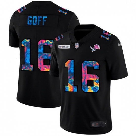 Men Detroit Lions 16 Jared Goff Men Nike Multi Color Black 2020 NFL Crucial Catch Vapor Untouchable Limited Jersey Men Detroit Lions 16 Jared Goff Men Nike Multi Color Black 2020 NFL Crucial Catch Vapor Untouchable Limited Jersey
