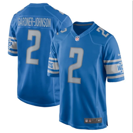 Men Detroit Lions 2 Chauncey Gardner Johnson Blue Detroit Lions Stitched Game Jersey Men Detroit Lions 2 Chauncey Gardner Johnson Blue Detroit Lions Stitched Game Jersey