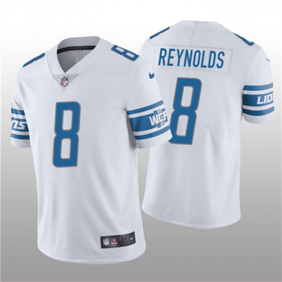 Men Detroit Lions 8 Josh Reynolds White Vapor Untouchable Limited Stitched Jersey Men Detroit Lions 8 Josh Reynolds White Vapor Untouchable Limited Stitched Jersey