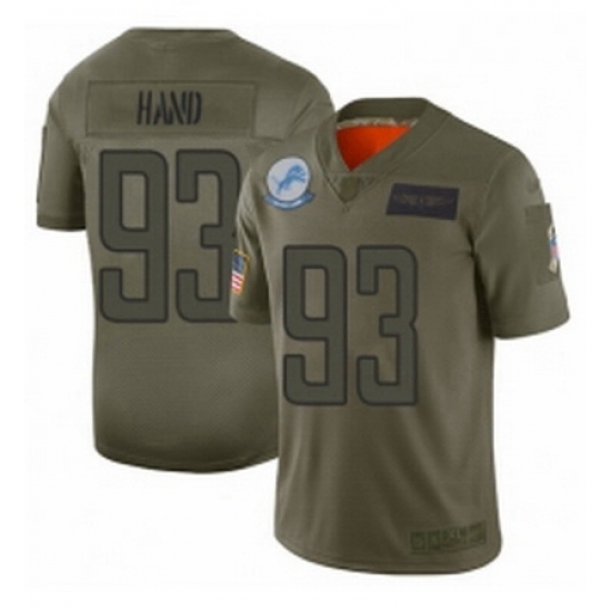 Men Detroit Lions 93 DaShawn Hand Limited Camo 2019 Salute to Service Football Jersey Men Detroit Lions 93 DaShawn Hand Limited Camo 2019 Salute to Service Football Jersey