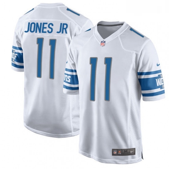 Men Nike Detroit Lions 11 Marvin Jones Jr Game White NFL Jersey Men Nike Detroit Lions 11 Marvin Jones Jr Game White NFL Jersey