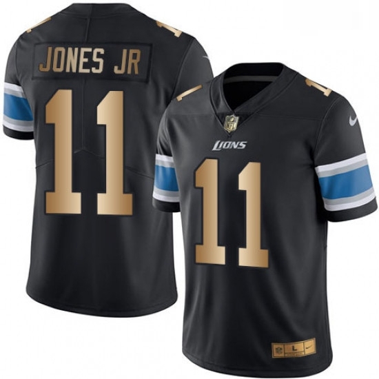 Men Nike Detroit Lions 11 Marvin Jones Jr Limited BlackGold Rush NFL Jersey Men Nike Detroit Lions 11 Marvin Jones Jr Limited BlackGold Rush NFL Jersey