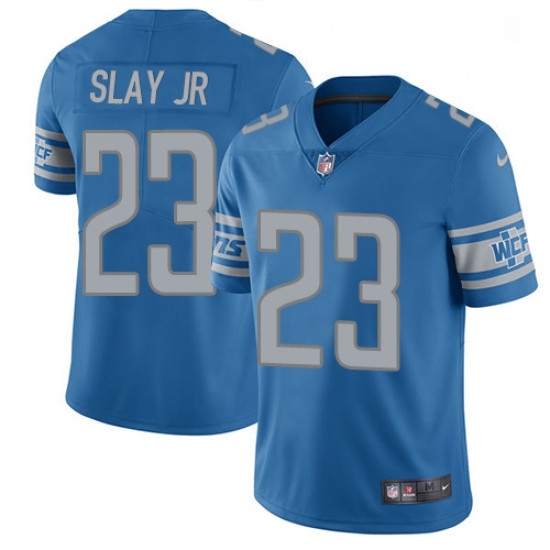 Men Nike Detroit Lions 23 Darius Slay Jr Blue Team Color Vapor Untouchable Limited Player NFL Jersey Men Nike Detroit Lions 23 Darius Slay Jr Blue Team Color Vapor Untouchable Limited Player NFL Jersey