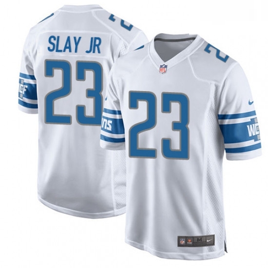 Men Nike Detroit Lions 23 Darius Slay Jr Game White NFL Jersey Men Nike Detroit Lions 23 Darius Slay Jr Game White NFL Jersey