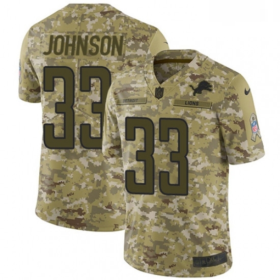 Men Nike Detroit Lions 33 Kerryon Johnson Limited Camo 2018 Salute to Service NFL Jersey Men Nike Detroit Lions 33 Kerryon Johnson Limited Camo 2018 Salute to Service NFL Jersey